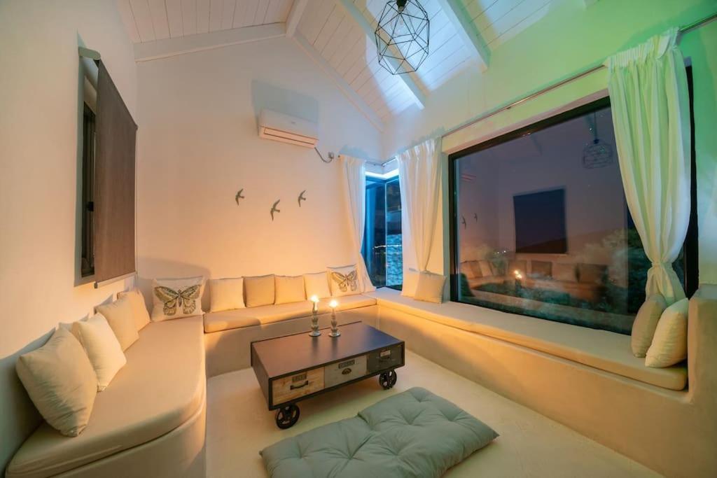 Villa Elisabeth Sea View Private Pool Fiskardo Kefalonia Katsarata Bagian luar foto