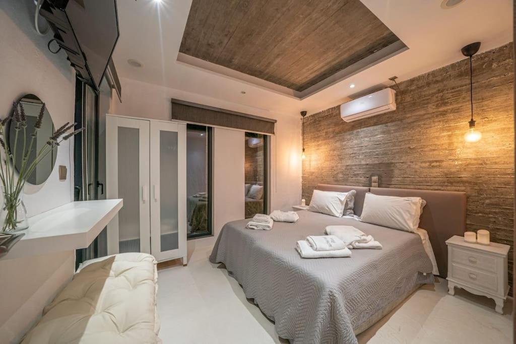 Villa Elisabeth Sea View Private Pool Fiskardo Kefalonia Katsarata Bagian luar foto