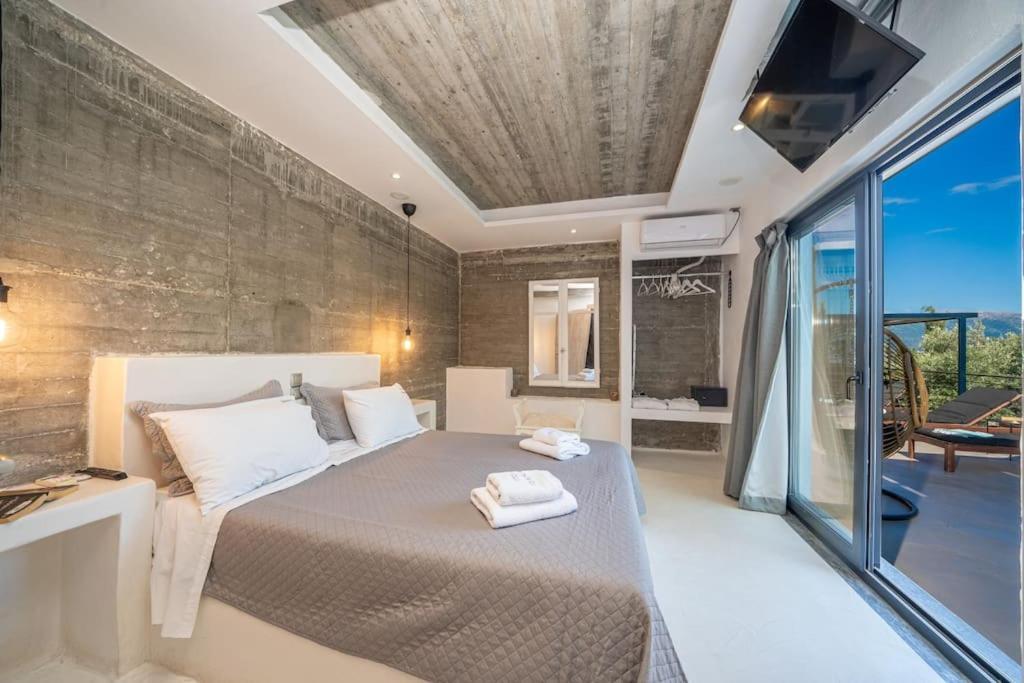 Villa Elisabeth Sea View Private Pool Fiskardo Kefalonia Katsarata Bagian luar foto
