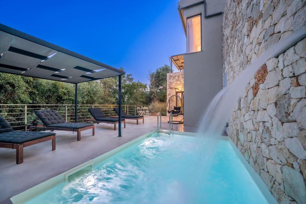 Villa Elisabeth Sea View Private Pool Fiskardo Kefalonia Katsarata Bagian luar foto